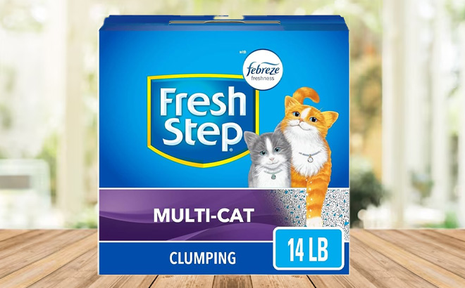 Fresh Step Clumping Cat Litter with Febreze