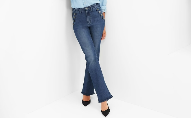 GAP Factory Mid Rise Favorite Ankle Jeggings