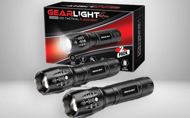 GearLight Mini Camping Flashlights GearLight Mini Camping Flashlights