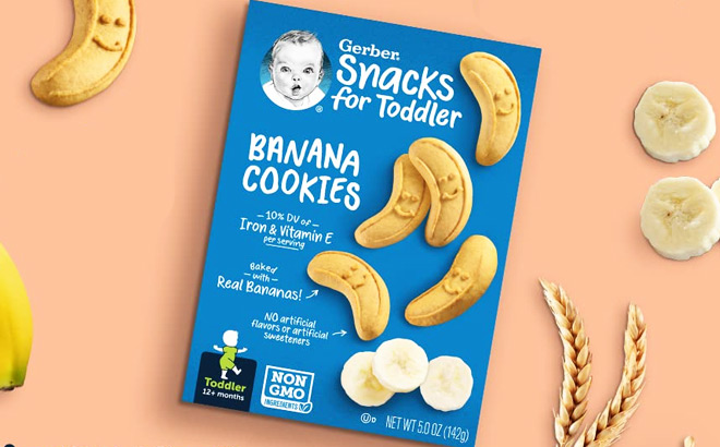 Gerber Baby Arrowroot Biscuits 4 Pack