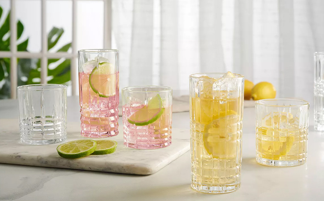 Godinger Glasses on a Table
