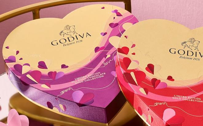Godiva Heart Assorted Dark Chocolate Gift Box