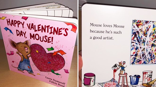 Happy Valentines Day Mouse Board Book