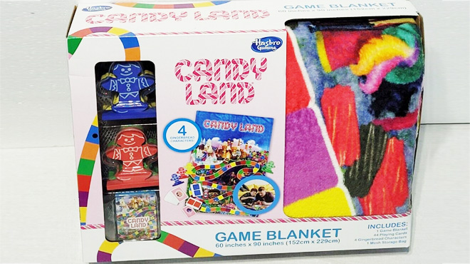Hasbro Candy Land Game Blanket