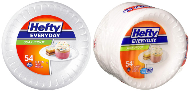 Hefty Everyday Foam Snack Plates