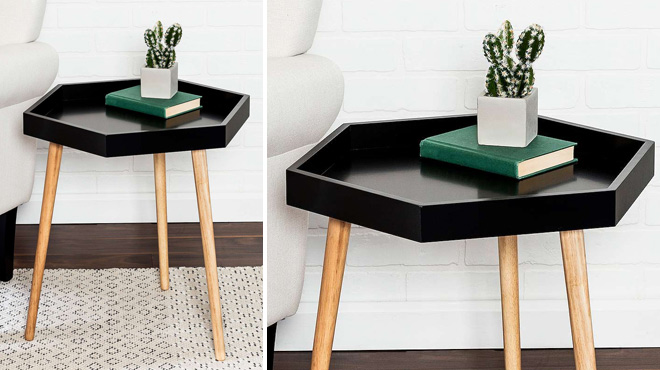 Hexagon End Table Hexagon End Table