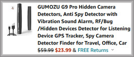 Hidden Camera Detector Checkout Screen Hidden Camera Detector Checkout Screen