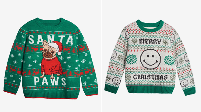 Holiday Time Toddler Boys Christmas Sweaters