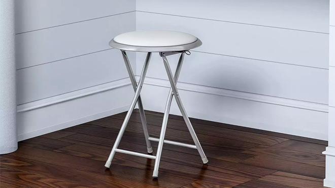 Home 18 Inch Heavy Duty Folding Stool Home 18 Inch Heavy Duty Folding Stool