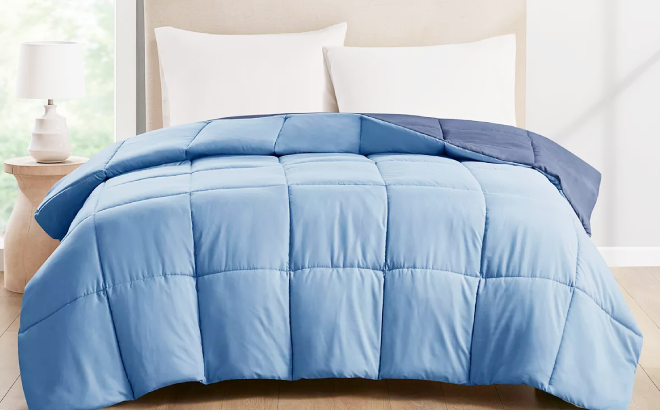 Home Design Reversible Microfiber Comforter