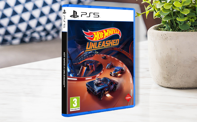 Hot Wheels Unleashed Game for PlayStation 5 on a Table