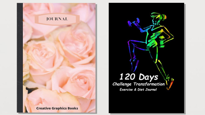 Imagine It Journal on the Left Exercise Journal on the Right