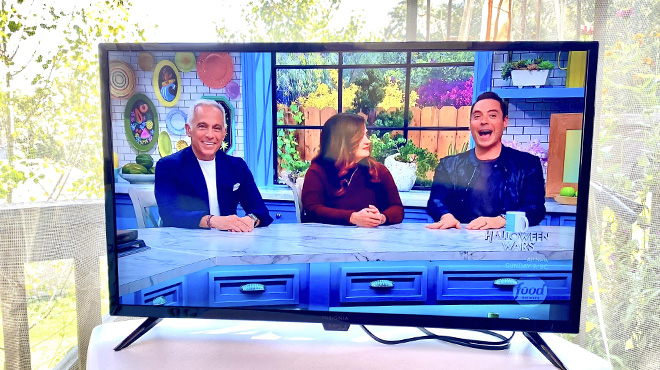 Insignia 32 Inch Fire TV on a Table