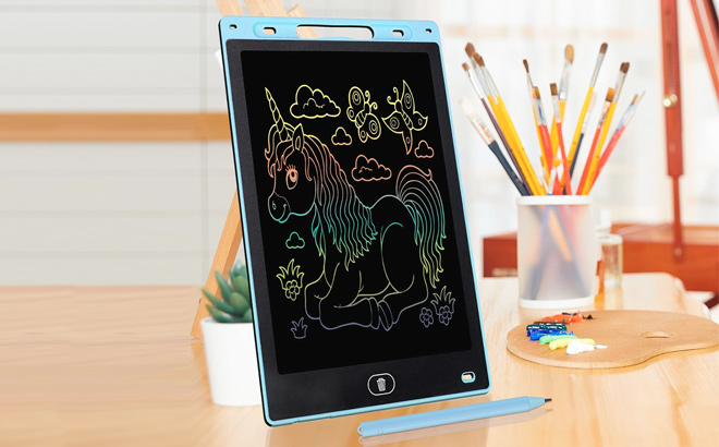 KTEBO 2 Pack LCD Writing Tablet for Kids 10 inch Preschool Toys for Baby Girl Boy