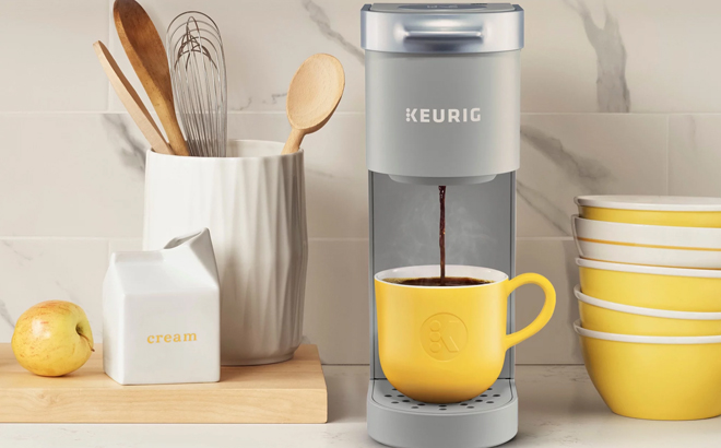 Keurig K Mini Single Serve Coffee Maker in Studio Gray