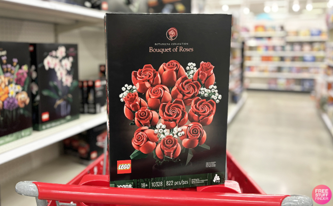 LEGO Bouquet of Roses Building Set on Cart