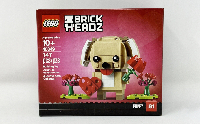 LEGO BrickHeadz Valentines Puppy Building Kit