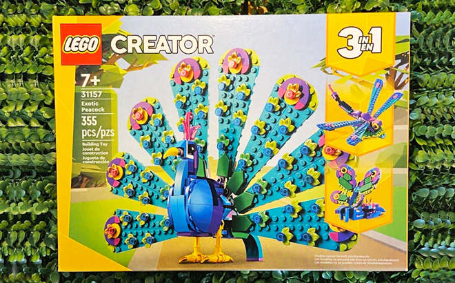 LEGO Creator 3 in 1 Exotic Peacock Toy Box