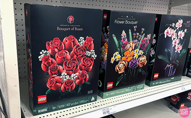 LEGO Icons Bouquet of Roses in shelf