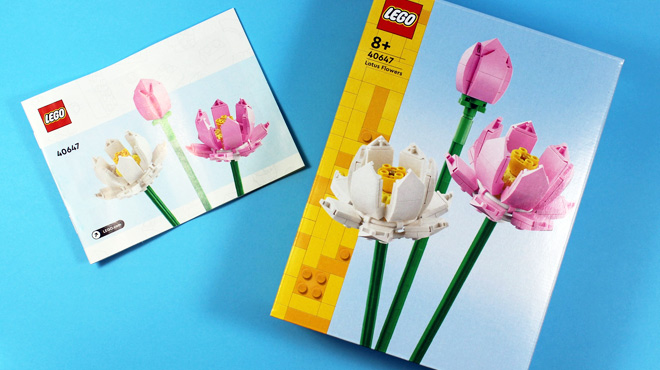 LEGO Lotus Flowers Building Kit