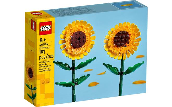 LEGO Sunflowers Building Kit Artificial Flowers for Home Decor