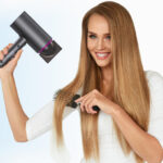 Lady Using a Nexpure Professional Ionic Hairdryer