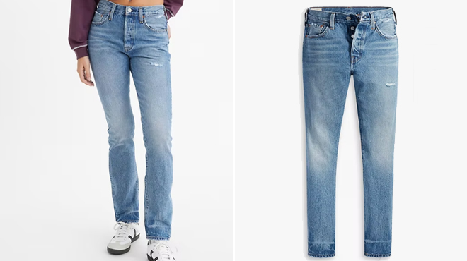 Levis Premium 501 skinny womens jeans