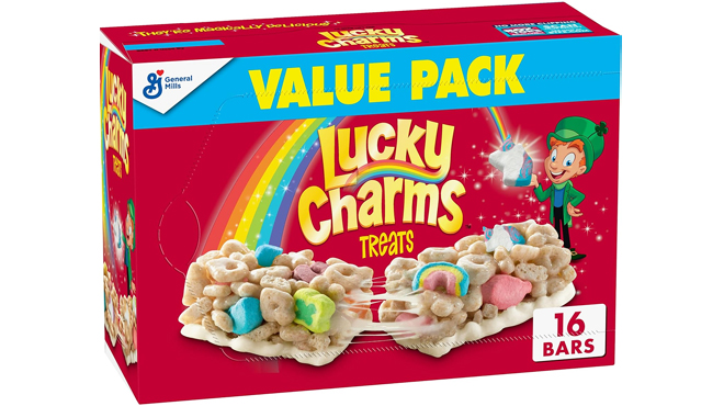 Lucky Charms Marshmallow Treat Bars 16 Count