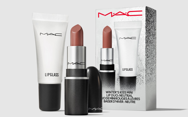 MAC 2 Piece Winters Kiss Mini Lip Set