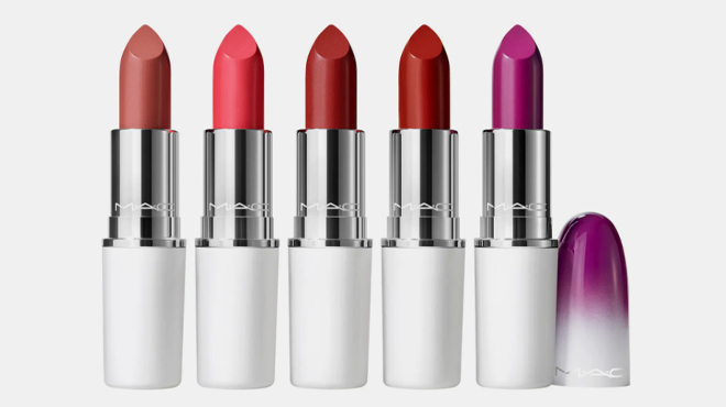 MAC Frostbitten Kiss Full Size Lustreglass Lipstick Set