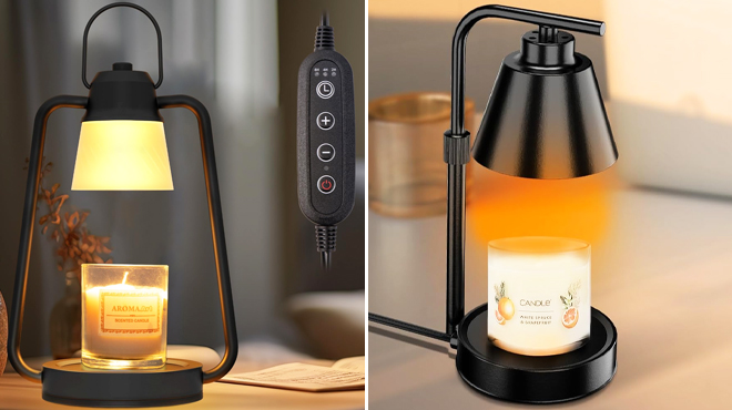 MAOYUE Candle Warmer Lamp and REIDEA Jar Warmer Lamp Timer Dimmer