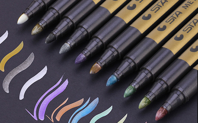 MISULOVE Metallic Marker Pens