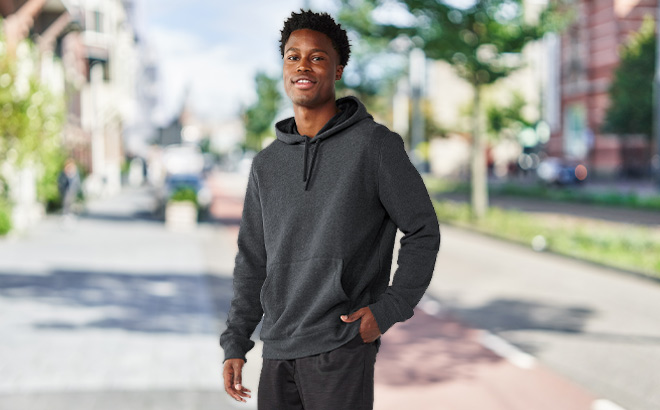 Tek gear ultra soft fleece hoodie best sale