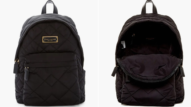 Marc Jacobs Quilted Nylon School Backpack