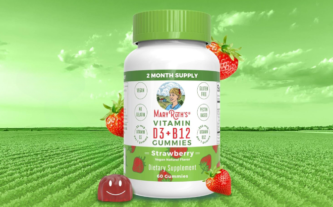 MaryRuths Organics Vitamin D3 B12 Gummies