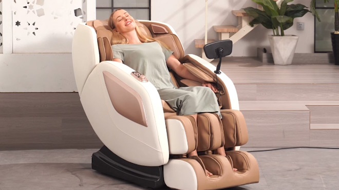 Mazzup Massage Chair Full Body in Beige
