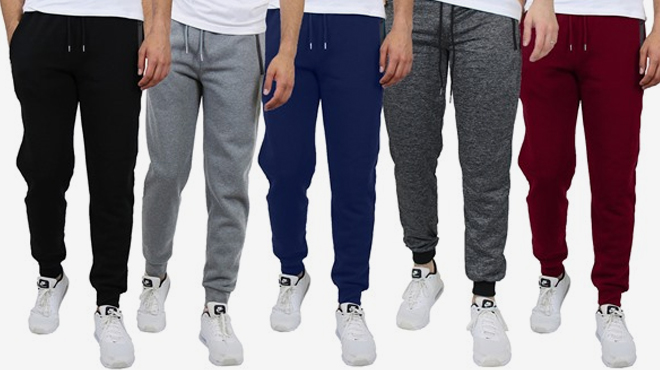 Mens 3 Pack Assorted Joggers