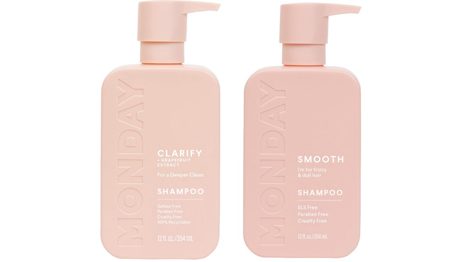 Monday Hircare Clarify Shampoo and Smooth Shampoo