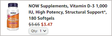 NOW Supplements Checkout Screenshot NOW Supplements Checkout Screenshot