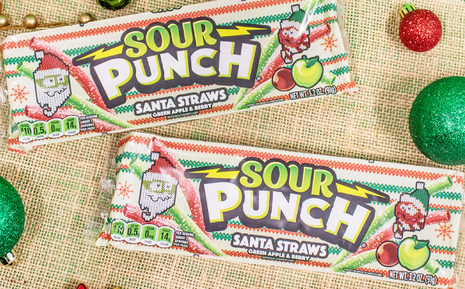 Needzo Santa Straws Sour Candy