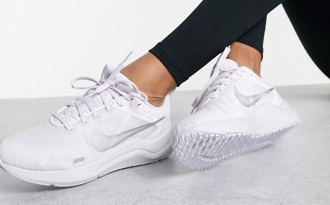 Nike Downshifter 12 Womens Road Running Shoes in White Color