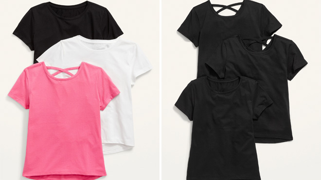 Old Navy Girls Short Sleeve T Shirt 3 Pack Old Navy Girls Short Sleeve T Shirt 3 Pack