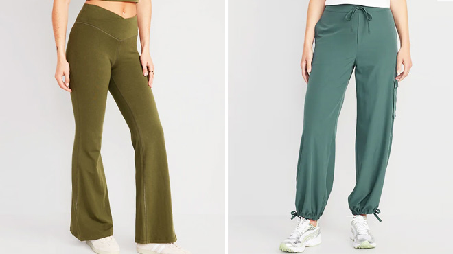 Old Navy Womens PowerChill Super Flare Pants