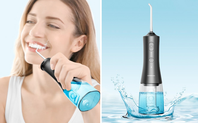 Operan Water Flossers for Teeth Cleaning Upgraded 300ml Cordless Water Flosser