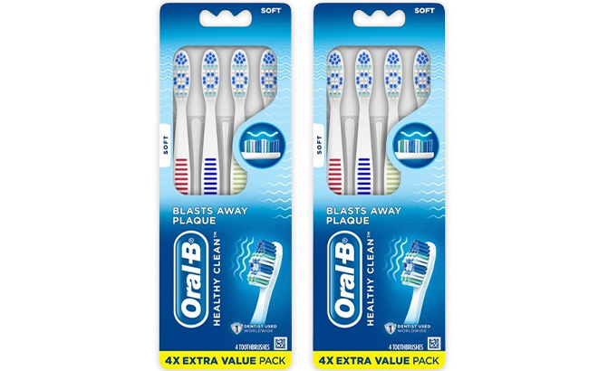 Oral B Healthy Clean Toothbrush Packs Oral B Healthy Clean Toothbrush Packs