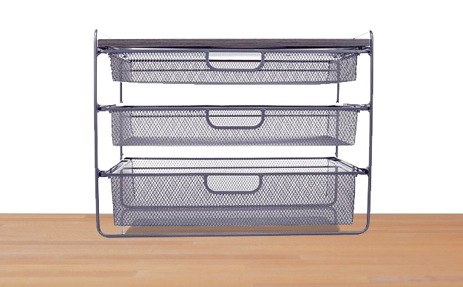 Origami Craft Desktop Organizer on a Table