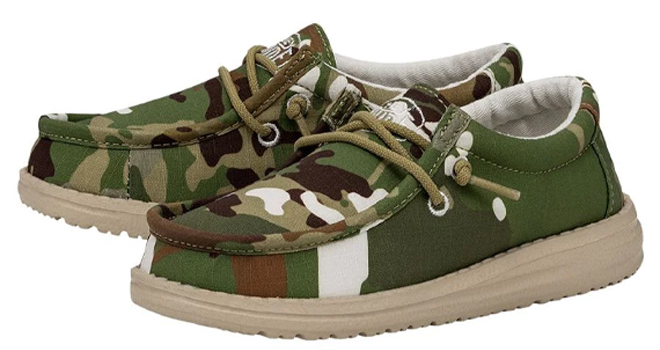 Pair of Hey Dude Toddler Shoes in Green Pair of Hey Dude Toddler Shoes in Green