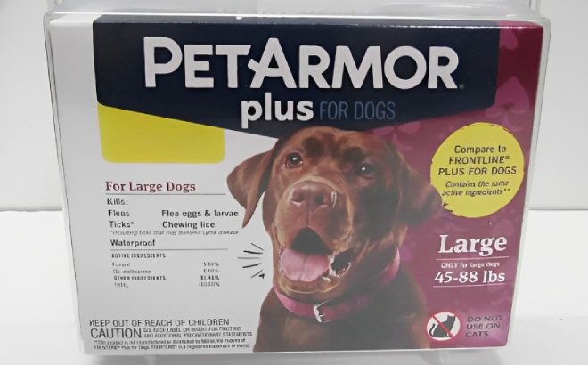 PetArmor Plus Dogs Flea and Tick Prevention Treatment for Large Dogs