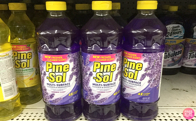Pine Sol Multi Surface Cleaners in Lavander Clean Scent