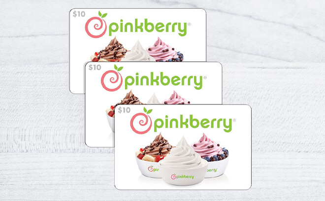 Pink Berry Gift Cards